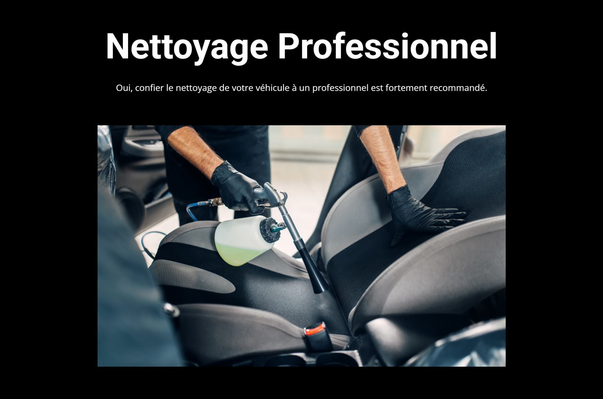ACCUEUIL NETTOYAGE VOITURE PROFESSIONNEL