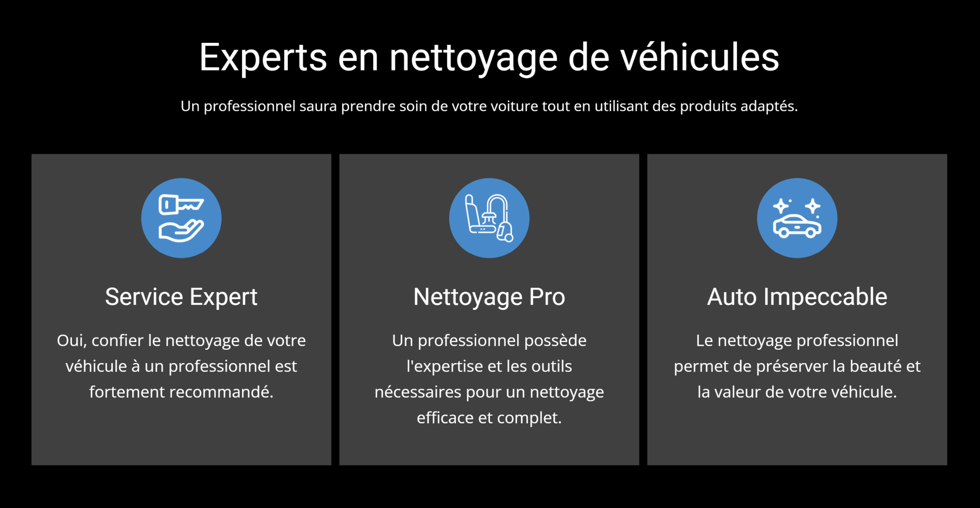 Expert en nettoyage automobile